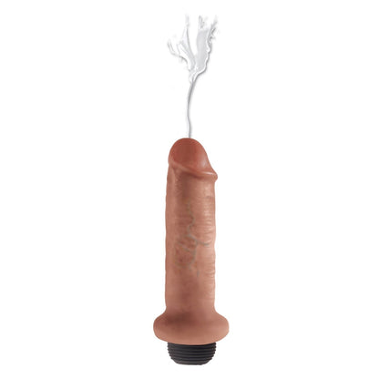 6" Squirting Cock - Tan 15.2 cm Squirting Dong