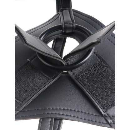 Strap-on Harness With 8" Dong - Brown 20.3 cm (8") Strap-On