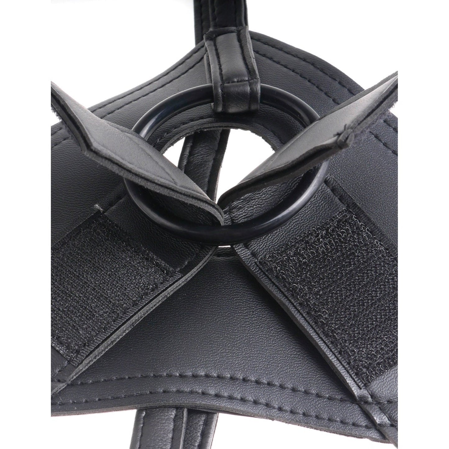 带 9 英寸阴茎的绑带式安全带 - 黑色 22.9 厘米（9 英寸）绑带式