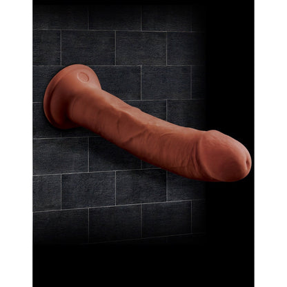 Plus 8" Triple Density Cock - Brown 20.3 cm Dong