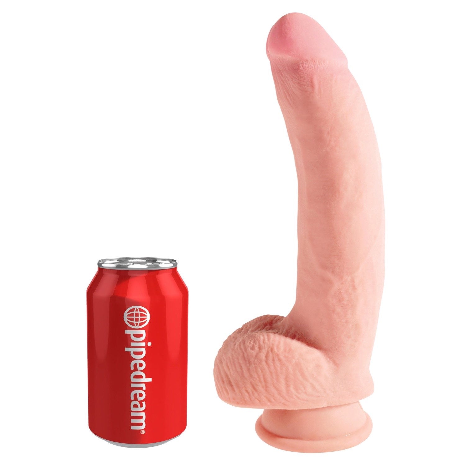 King Cock Plus 10&quot; Triple Density Cock with Balls - Flesh 25 cm Dong by Pipedream