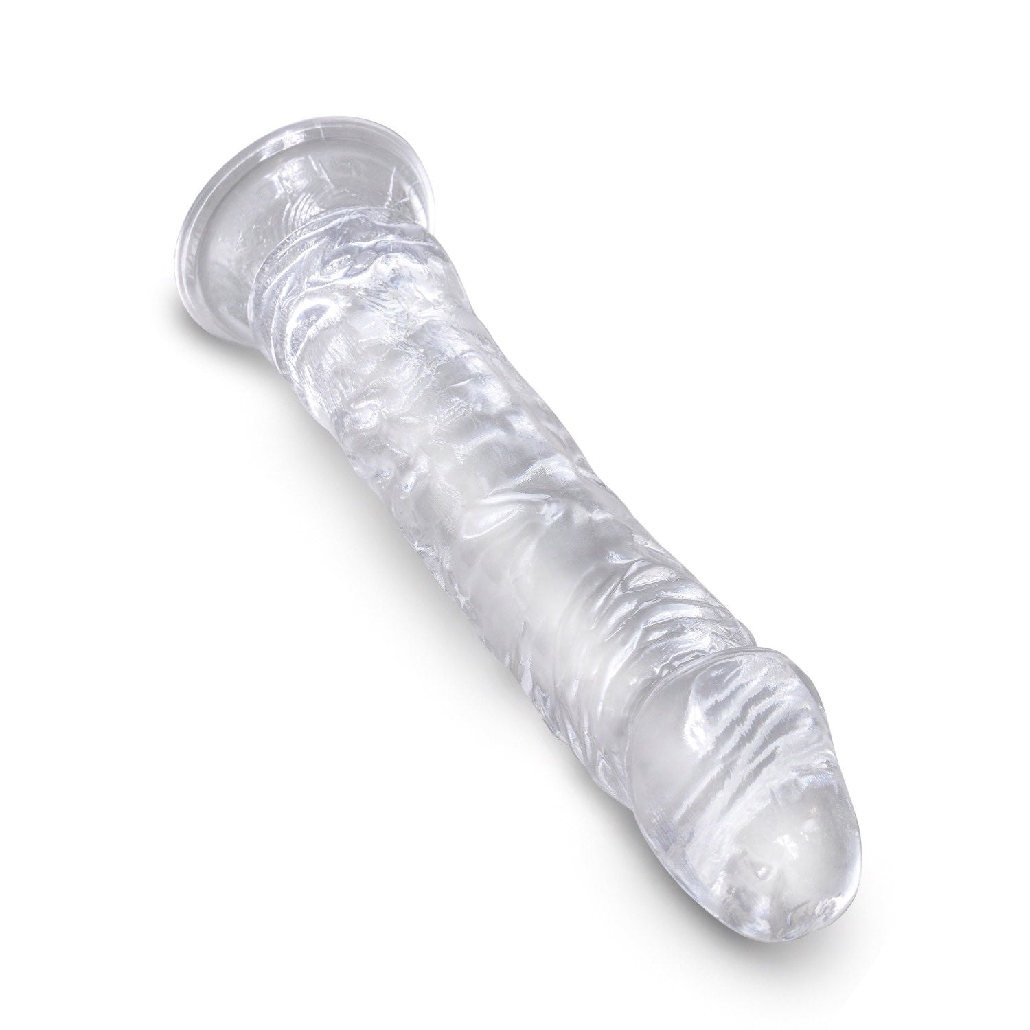 King Cock Clear 8&quot; Cock - Clear 20.3 cm Dong by Pipedream