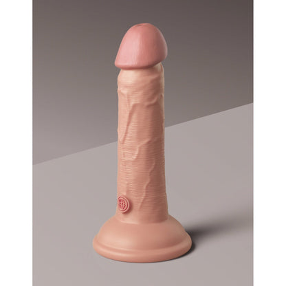 Elite 6" Dual Density Cock - Flesh - Flesh 15.2 cm Dong