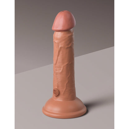 Elite 6" Dual Density Cock - Tan - Tan 15.2 cm Dong