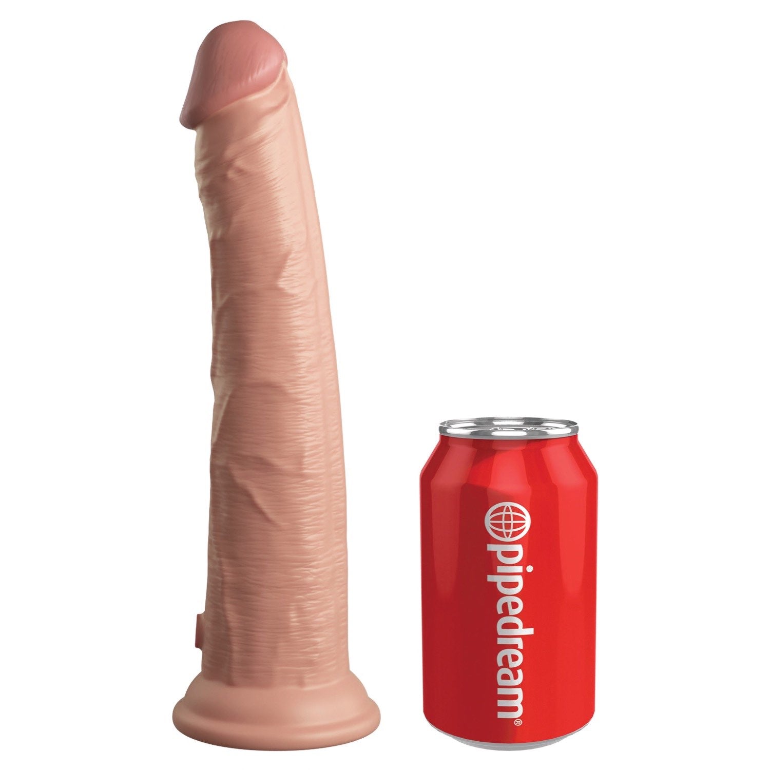 King Cock Elite 10&quot; Dual Density Cock - Flesh - Flesh 25.4 cm Dong by Pipedream