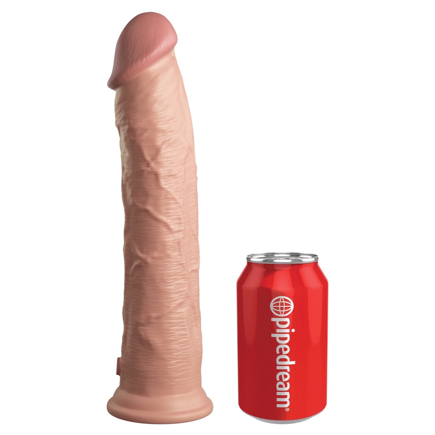 King Cock Elite 11&quot; Dual Density Cock - Flesh - Flesh 28 cm Dong by Pipedream
