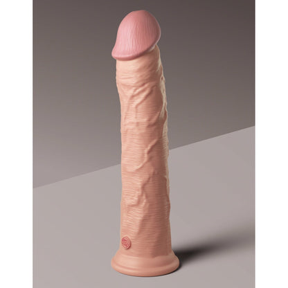 Elite 11" Dual Density Cock - Flesh - Flesh 28 cm Dong