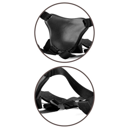 Elite Deluxe Silicone Body Dock Kit - Body Dock Strap-On Harness with 20.3 cm Dong & Swinging Balls Ring