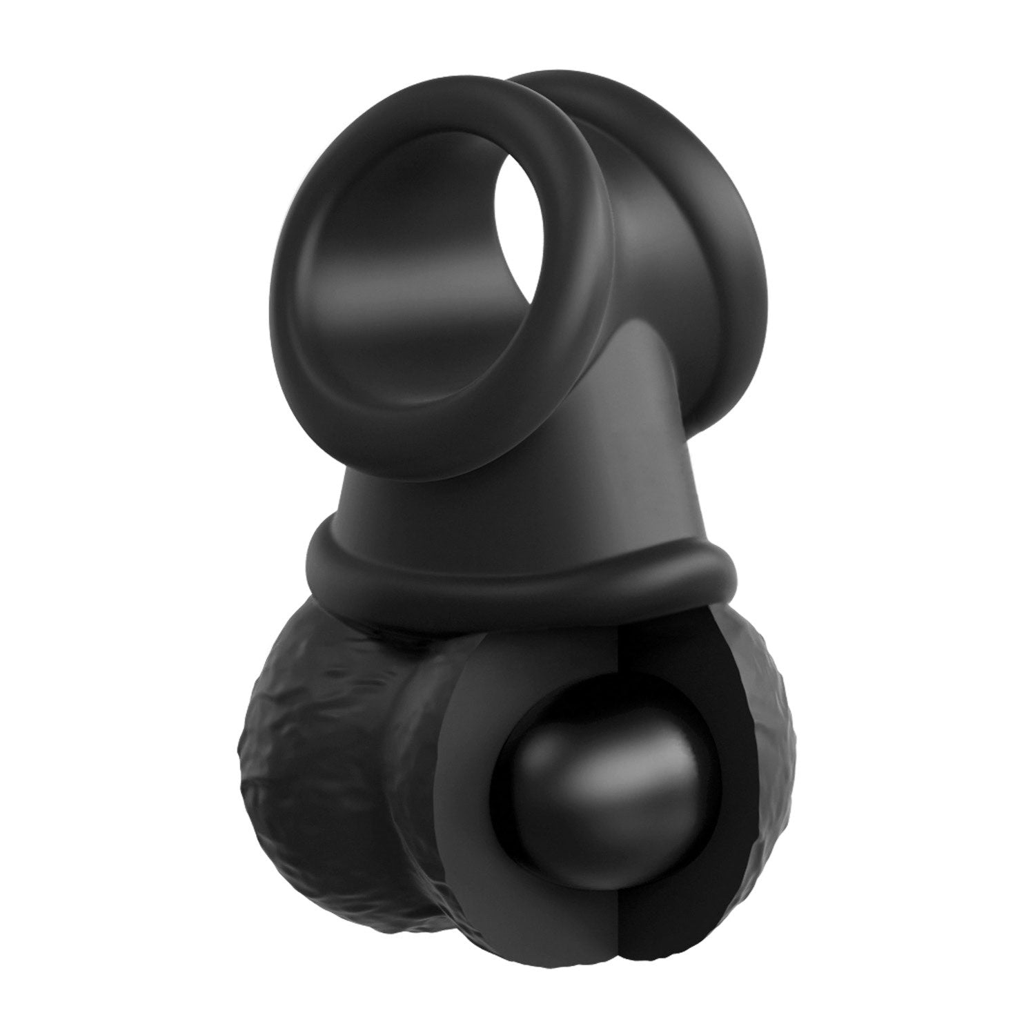 King Cock Elite Deluxe Silicone Body Dock Kit - Body Dock Strap-On Harness with 20.3 cm Dong &amp; Swinging Balls Ring by Pipedream