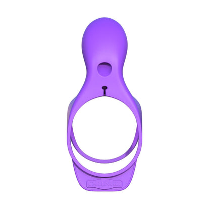 Fantasy C-ringz Ultimate Couples Cage - Purple Dual Vibrating Penis Cage