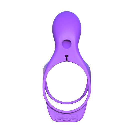 Pipedream Fantasy C-Ringz Fantasy C-ringz Ultimate Couples Cage - Purple Dual Vibrating Penis Cage