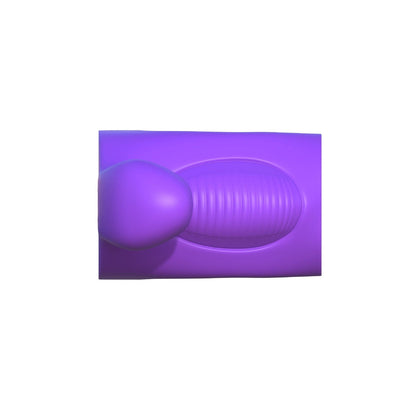 Fantasy C-ringz Ultimate Couples Cage - Purple Dual Vibrating Penis Cage