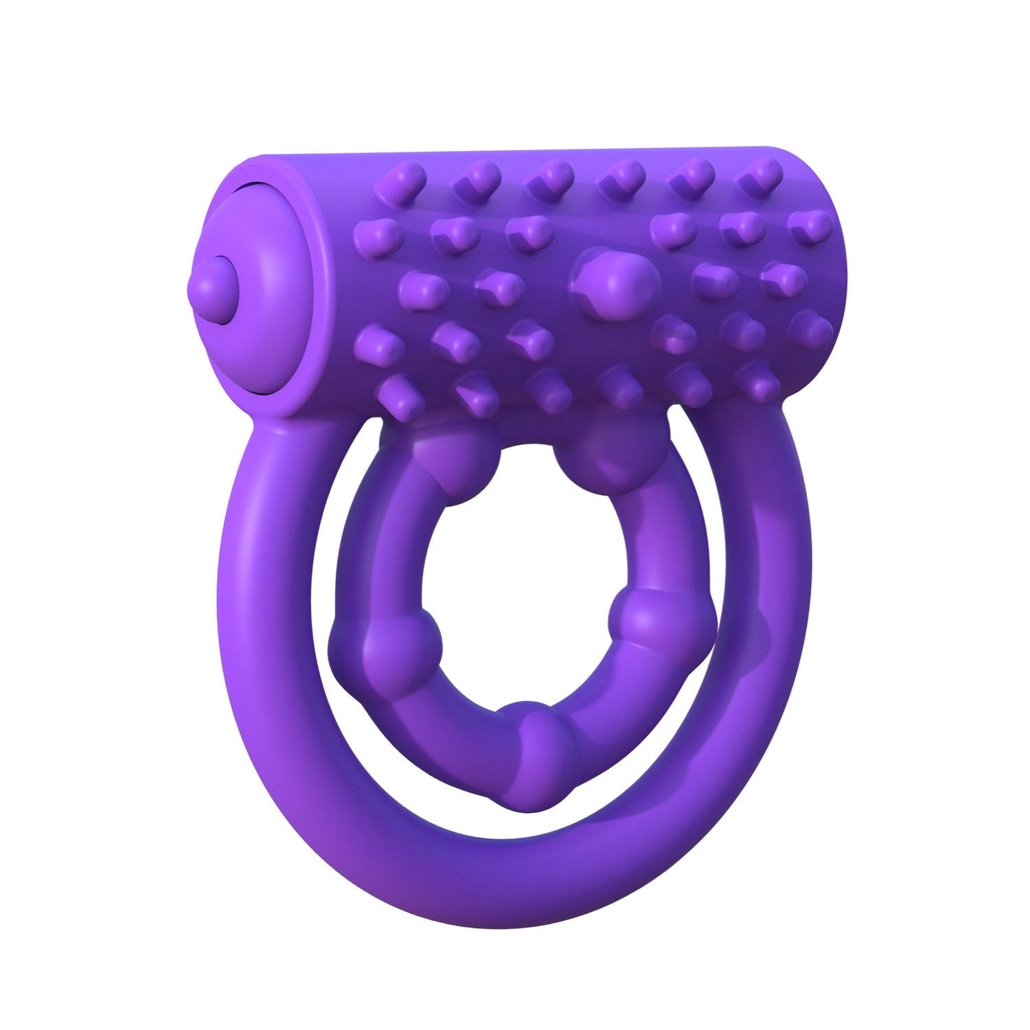 Fantasy C-Ringz Vibrating Prolong Performance Ring - Purple Vibrating Cock &amp; Ball Rings by Pipedream