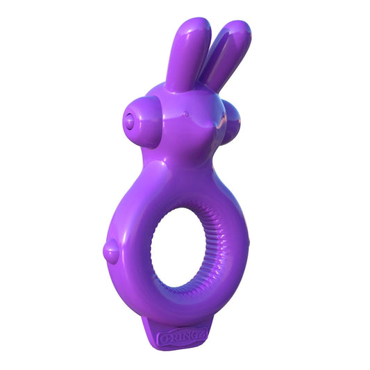 Pipedream 幻想C环 终极兔子戒指-紫色振动鸡巴戒指