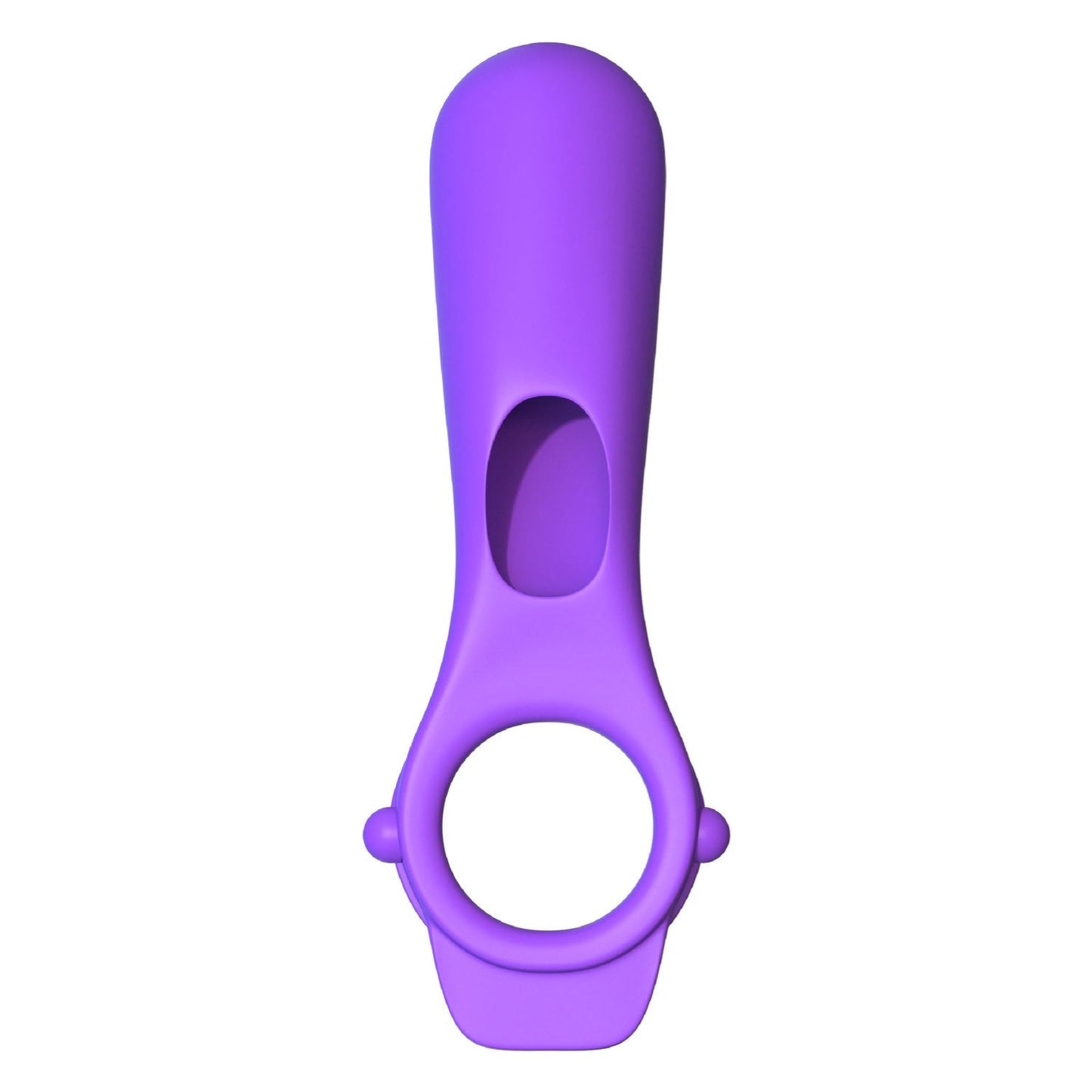 Fantasy C-ringz Ride N' Clide Couples Ring - Purple Vibrating Cock Ring