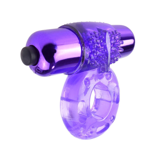Pipedream Fantasy C-Ringz Vibrating Super Ring - Purple Vibrating Cock Ring