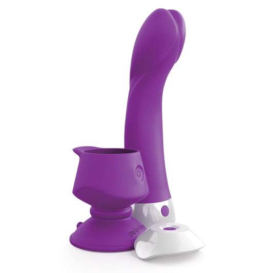 Pipedream 3Some Wall Banger G - Purple USB Rechargeable Vibrator with Wireless Remote