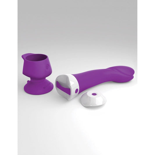 Pipedream 3Some Wall Banger G - Purple USB Rechargeable Vibrator with Wireless Remote