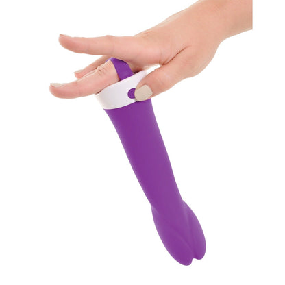Wall Banger G - Purple USB Rechargeable Vibrator with Wireless Remote