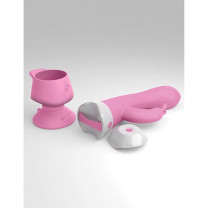 Wall Banger Rabbit - Pink USB Rechargeable Rabbit Vibrator with Wireless Remote