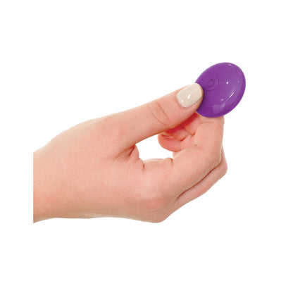 Total Ecstasy - 紫色 USB 可充电刺激器，带无线遥控器