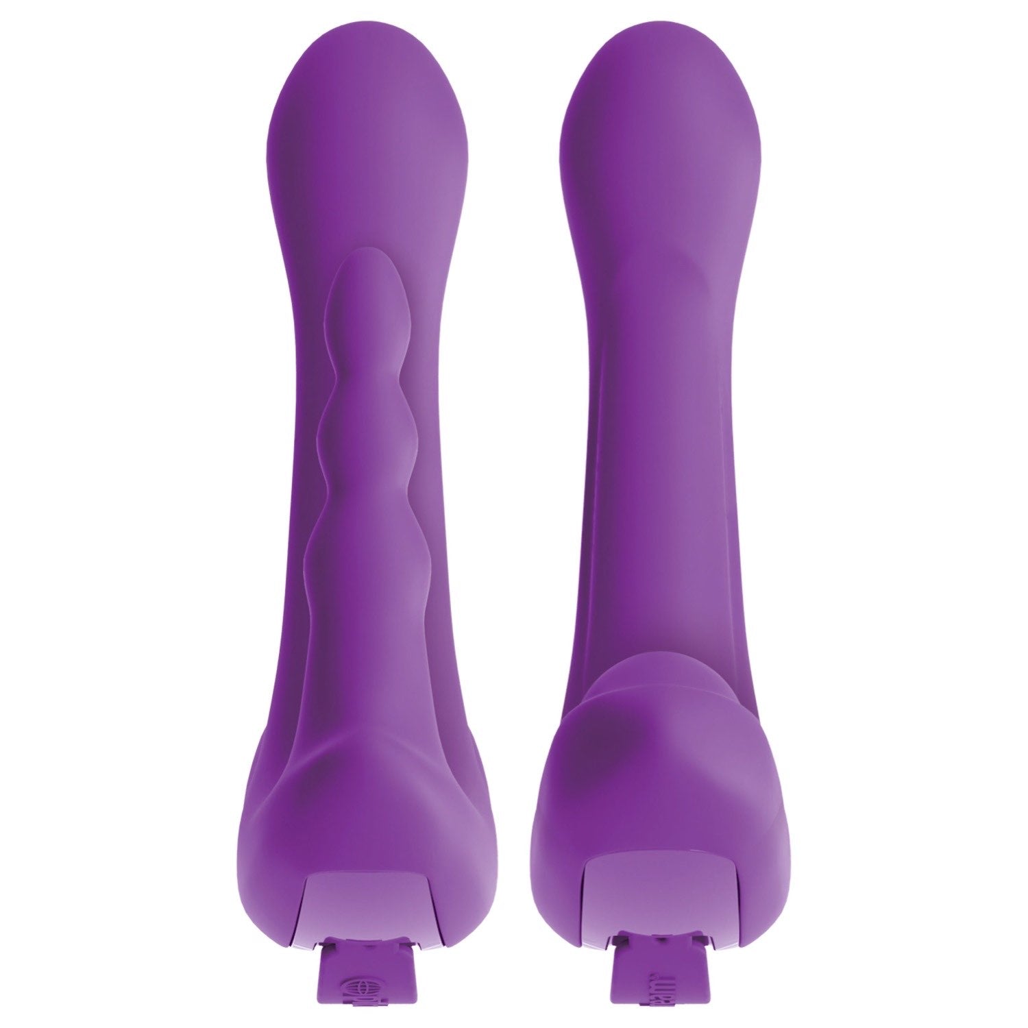 3人 Rock N Ride - 紫色 USB 可充电刺激器，带无线遥控器 by Pipedream