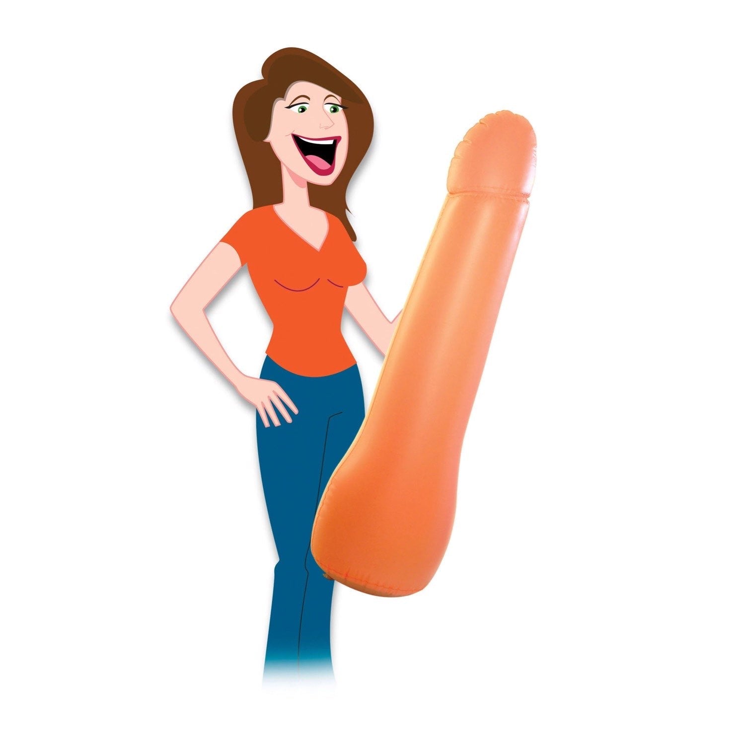 Bachelorette Party Favors Captain Pecker - Inflatable Penis by Pipedream