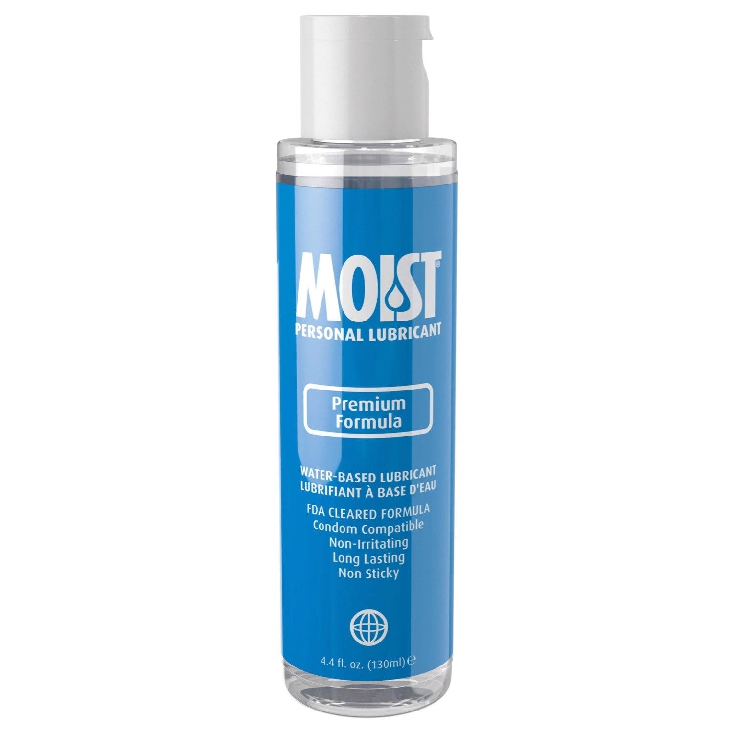 Moist Premium Formula - 水基润滑剂 - 130 毫升瓶 by Pipedream