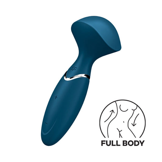 Satisfyer संतुष्ट करनेवाला मिनी वैंड-एर - नीला Satisfyer संतुष्ट करनेवाला मिनी वैंड-एर - नीला