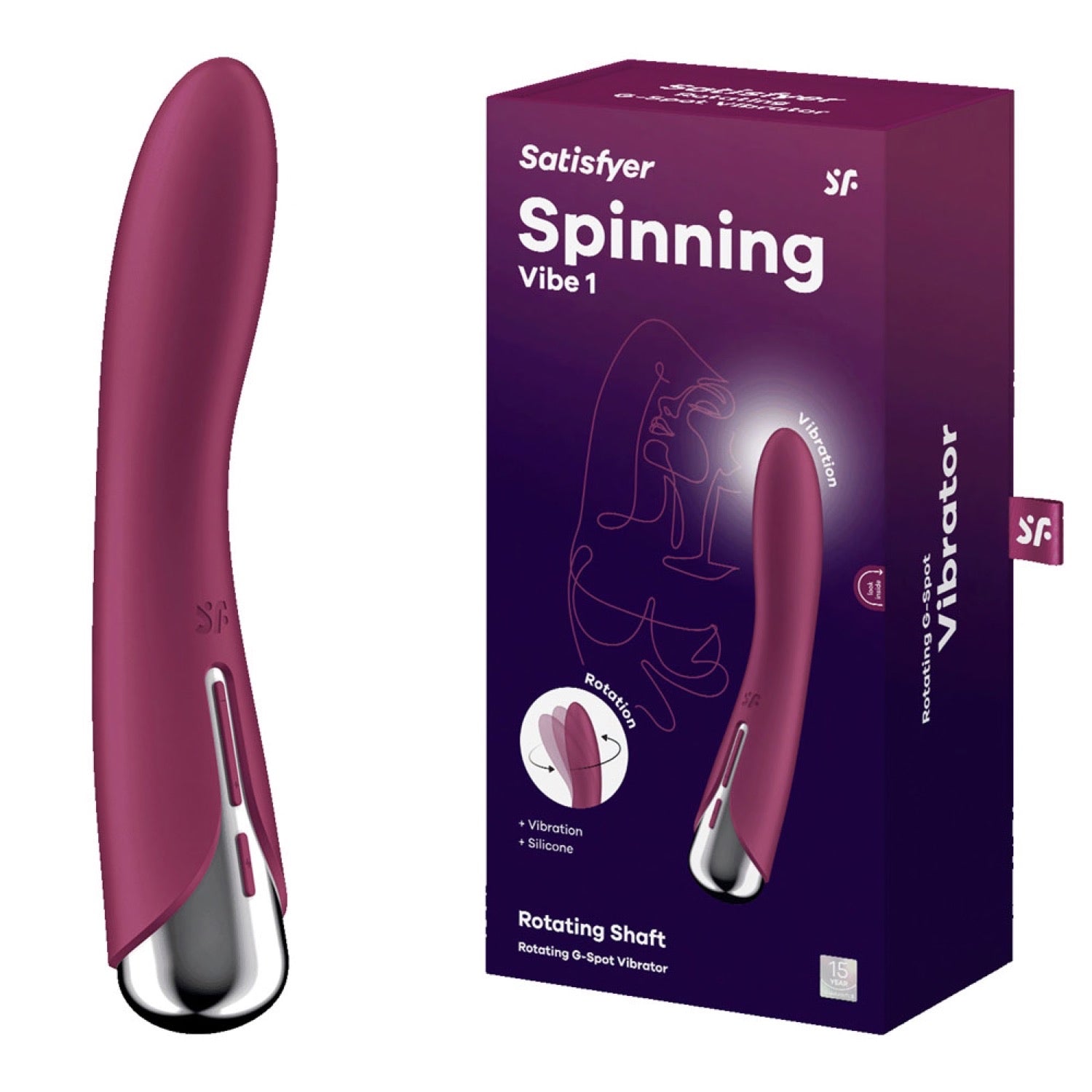 Satisfyer Spinning Vibe 1 - Red by Satisfyer