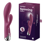 ["Rabbit","Massager"]Spinning Rabbit 1 - Red