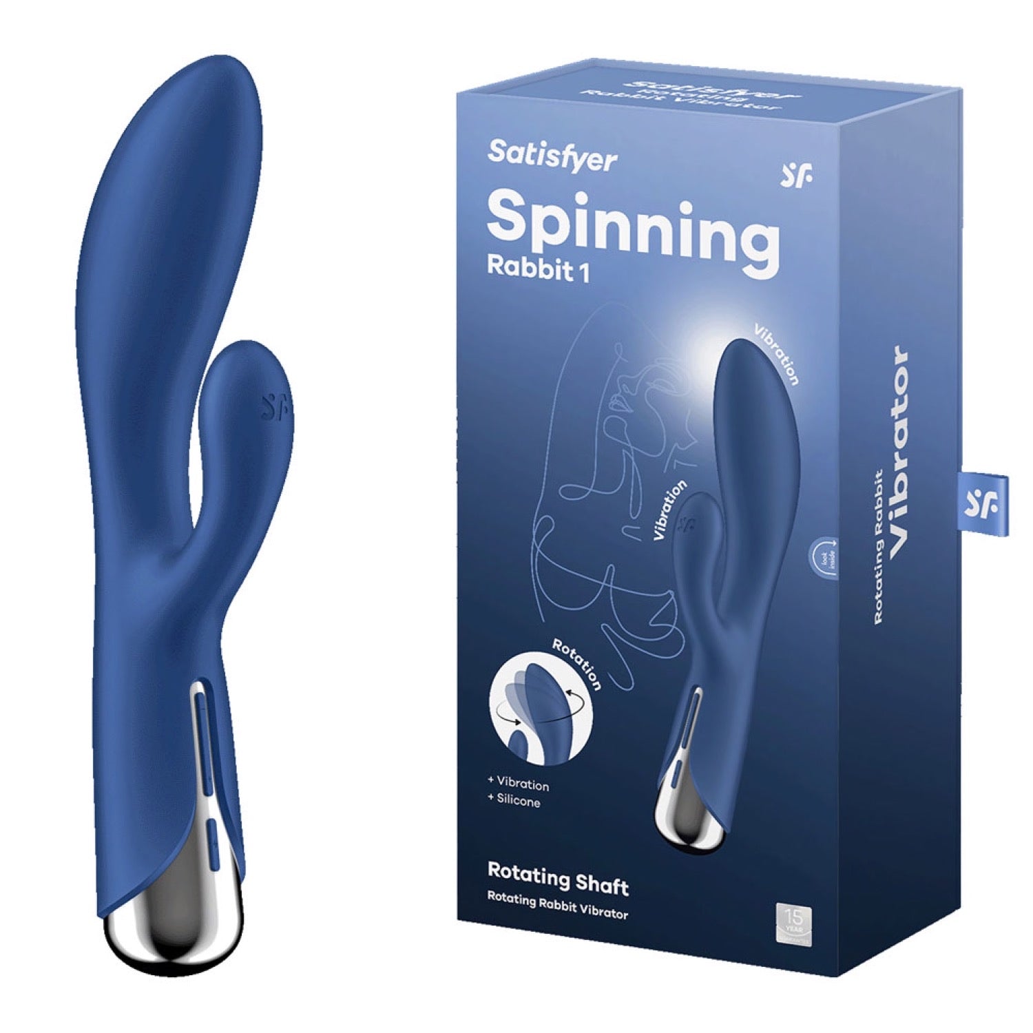 Satisfyer Spinning Rabbit 1 - Blue by Satisfyer