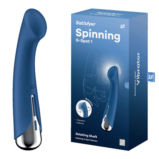 Satisfyer संतुष्ट करनेवाला स्पिनिंग जी-स्पॉट 1 - नीला Satisfyer संतुष्ट करनेवाला स्पिनिंग जी-स्पॉट 1 - नीला