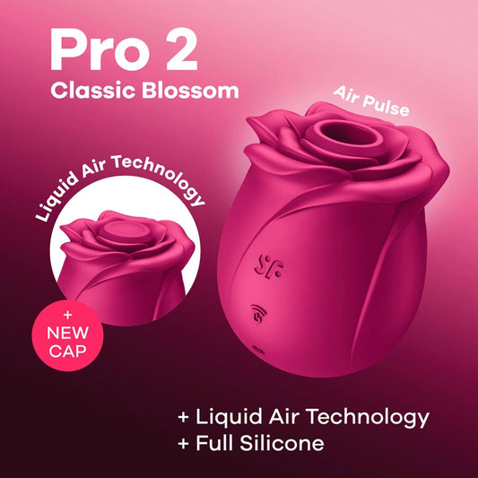 Satisfyer संतुष्ट करनेवाला प्रो 2 क्लासिक ब्लॉसम - लाल Satisfyer संतुष्ट करनेवाला प्रो 2 क्लासिक ब्लॉसम - लाल