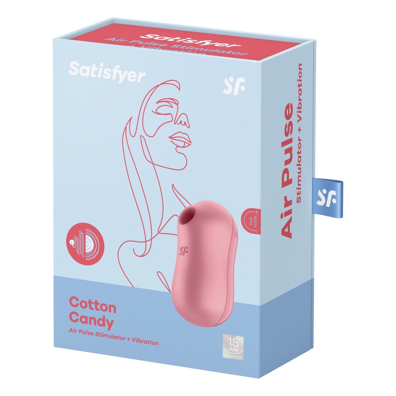 Satisfyer Cotton Candy - Light - Red by Satisfyer