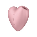 ["Air-Pulse","Massager"]Cutie Heart - Light - Red