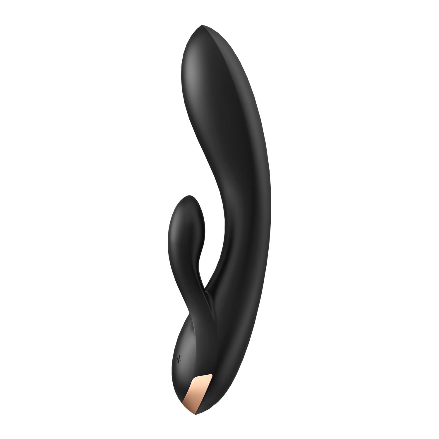 संतुष्ट करनेवाला डबल फ्लेक्स - काला by Satisfyer