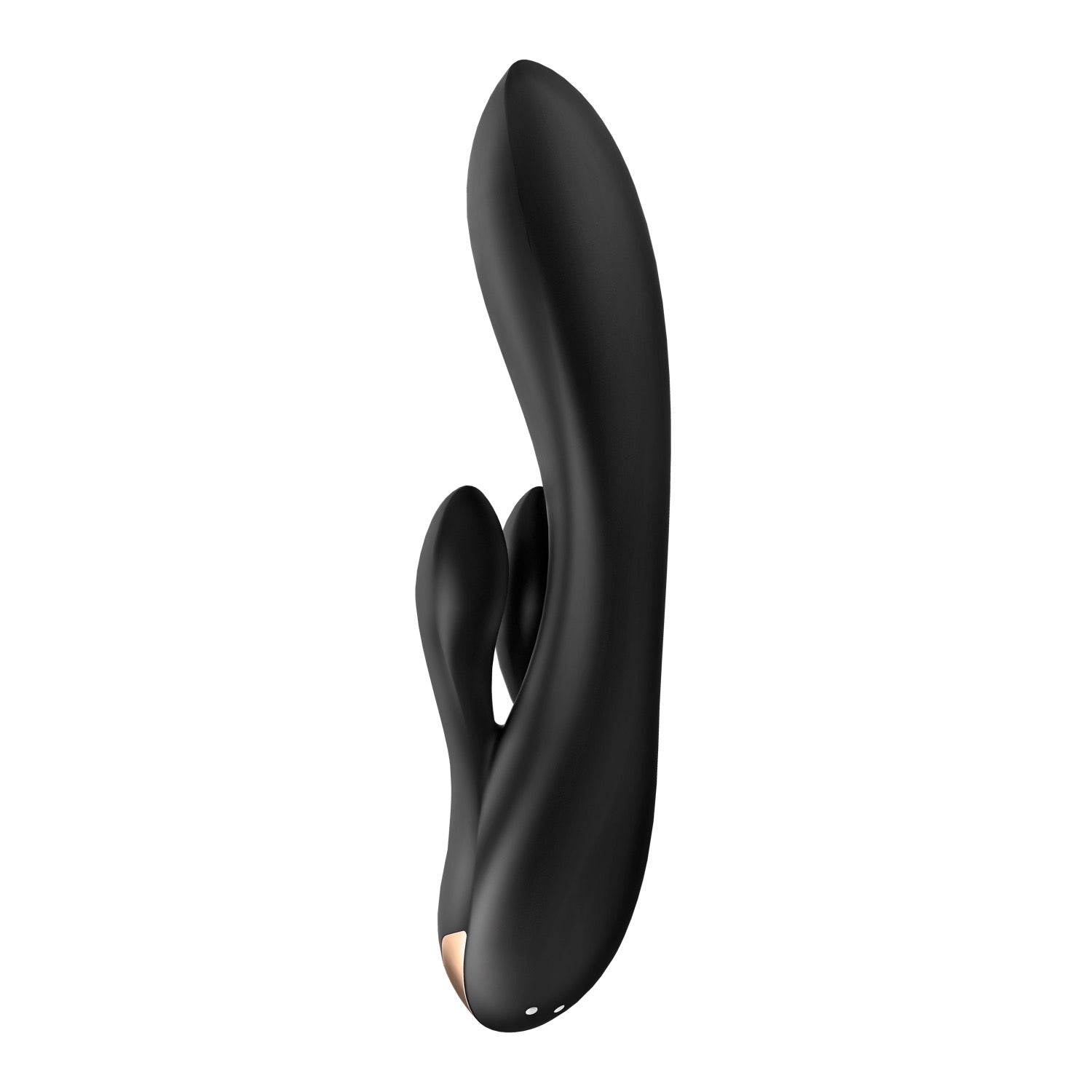 संतुष्ट करनेवाला डबल फ्लेक्स - काला by Satisfyer