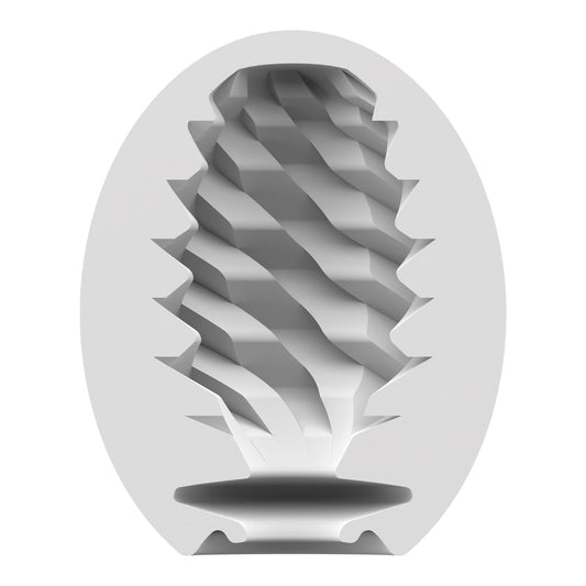 Satisfyer Satisfyer Masturbator Egg - Fierce - White Satisfyer Satisfyer Masturbator Egg - Fierce - White