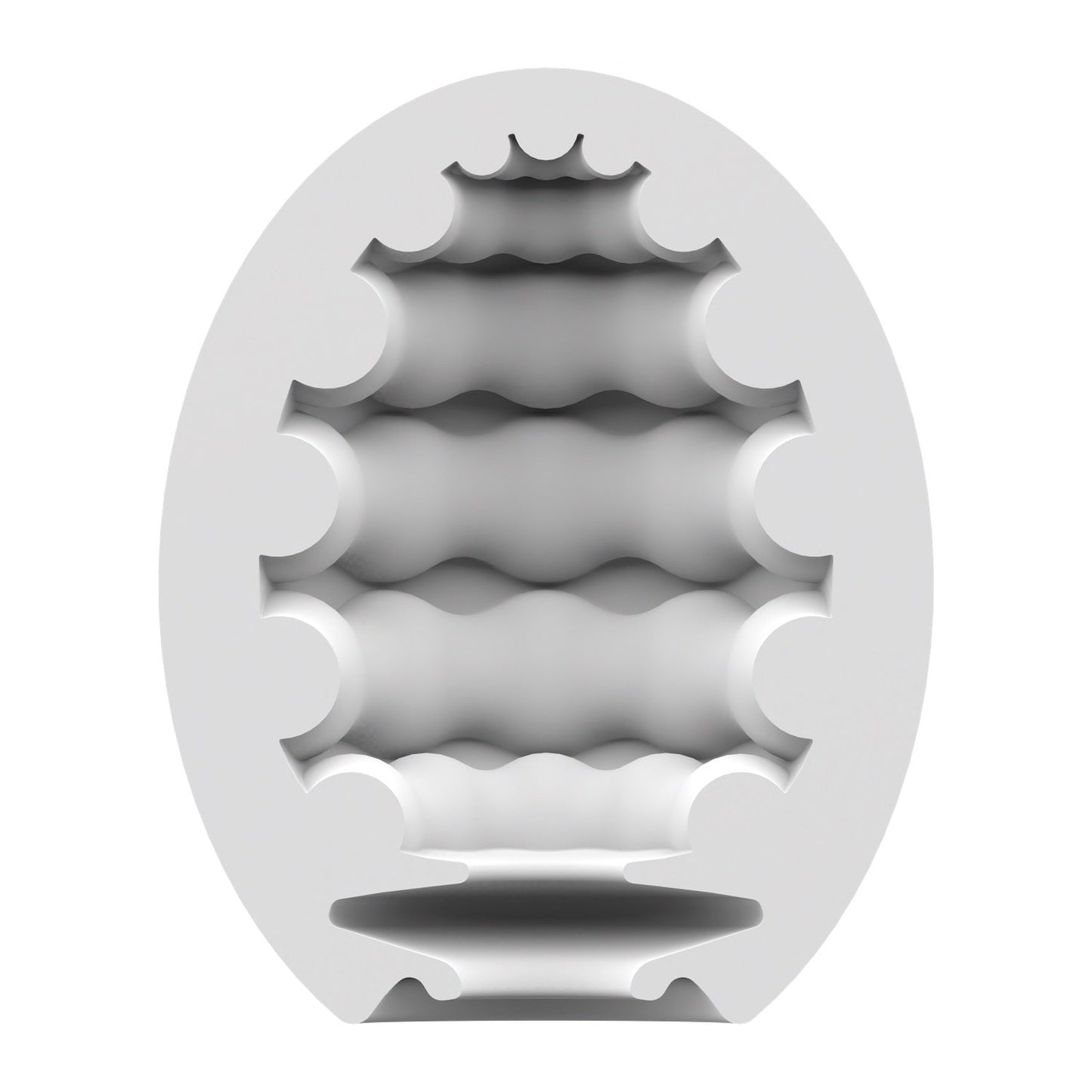 Masturbator Eggs - Riffle 3 Pack - White