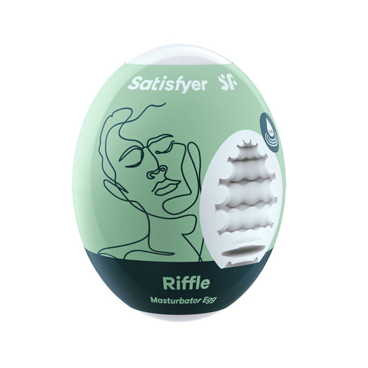 Satisfyer Satisfyer Masturbator Egg - Riffle - White