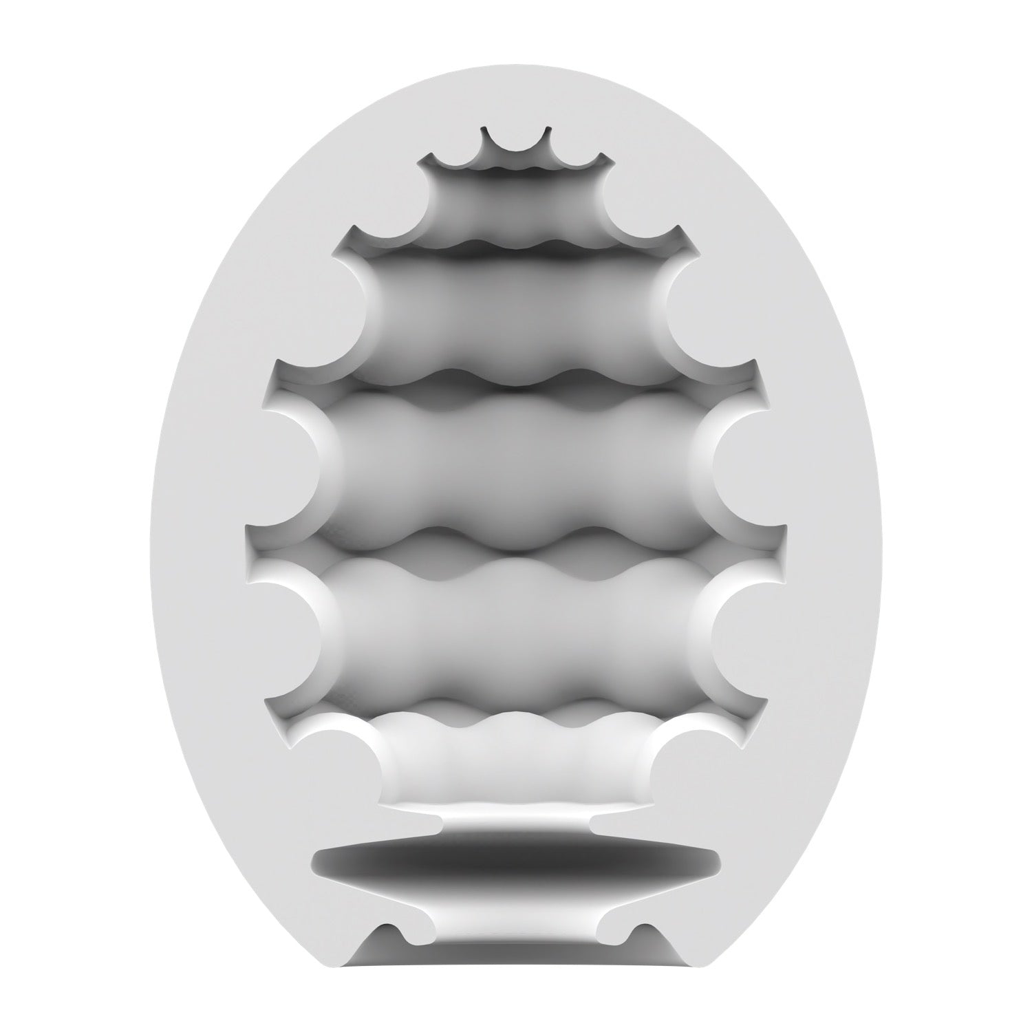 Satisfyer Masturbator Egg - Riffle - White by Satisfyer