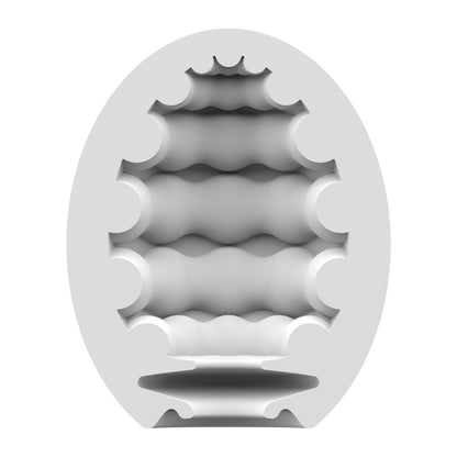 Masturbator Egg - Riffle - White