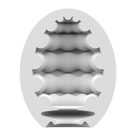 Satisfyer Satisfyer Masturbator Egg - Riffle - White