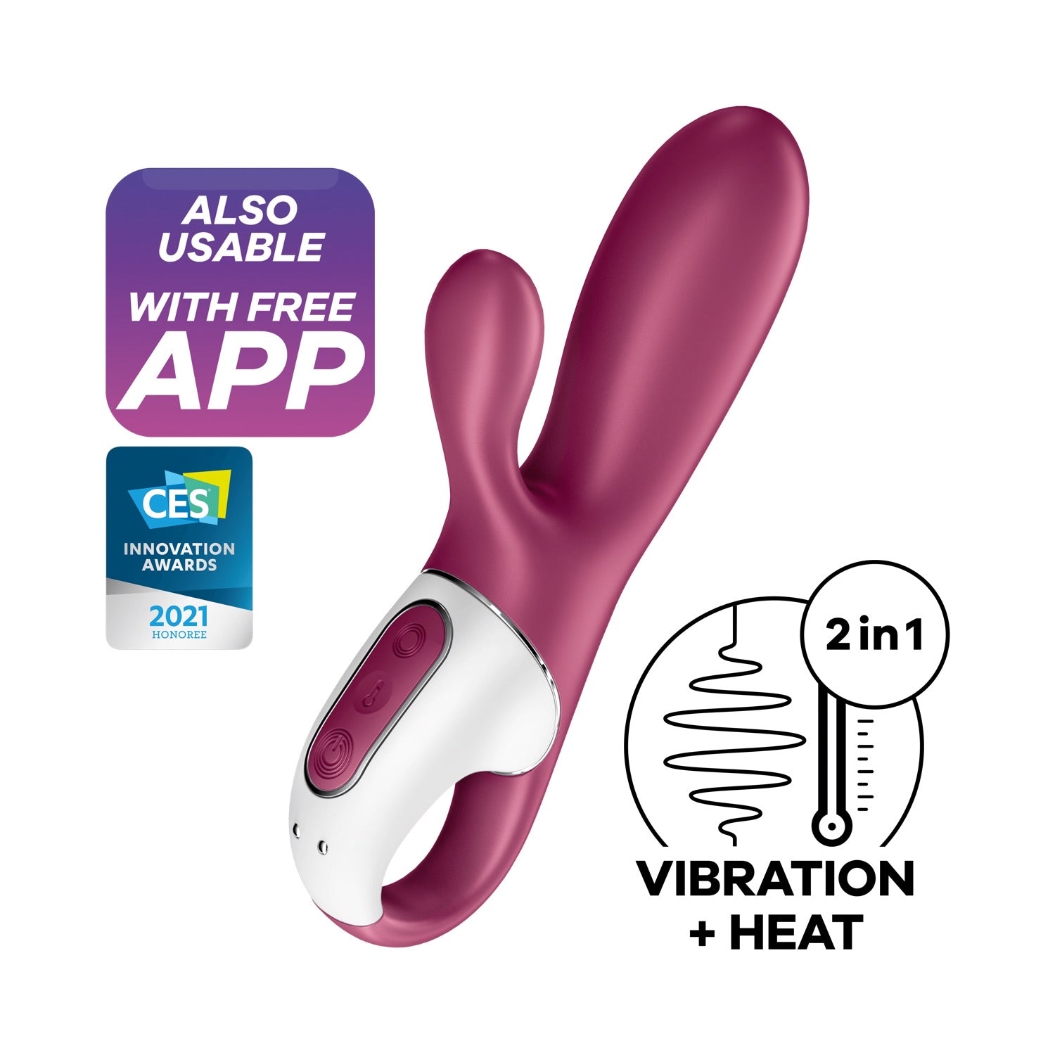 Satisfyer Hot Bunny - Red by Satisfyer