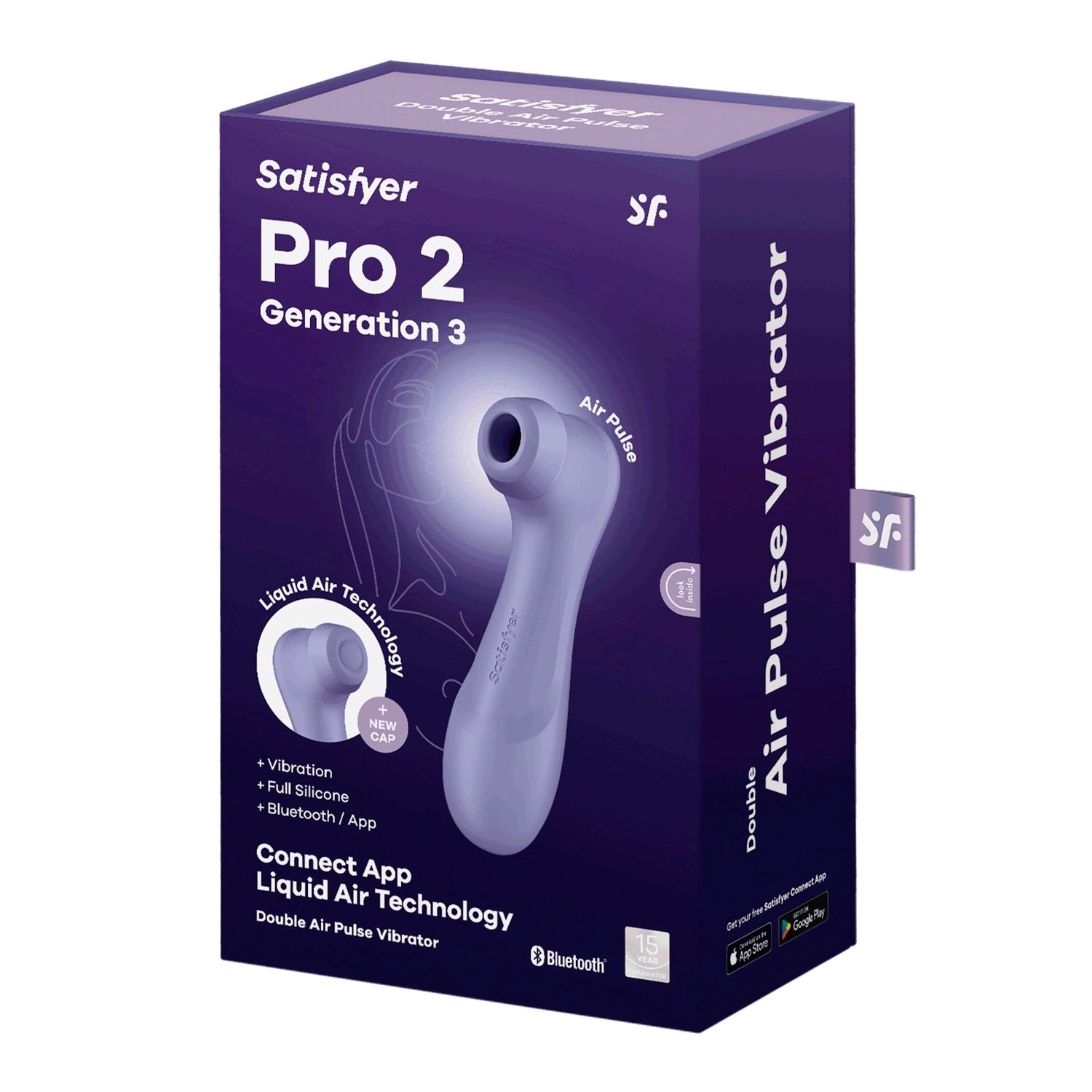 Satisfyer Pro 2 Generation 3 with App Control - Purple by Satisfyer