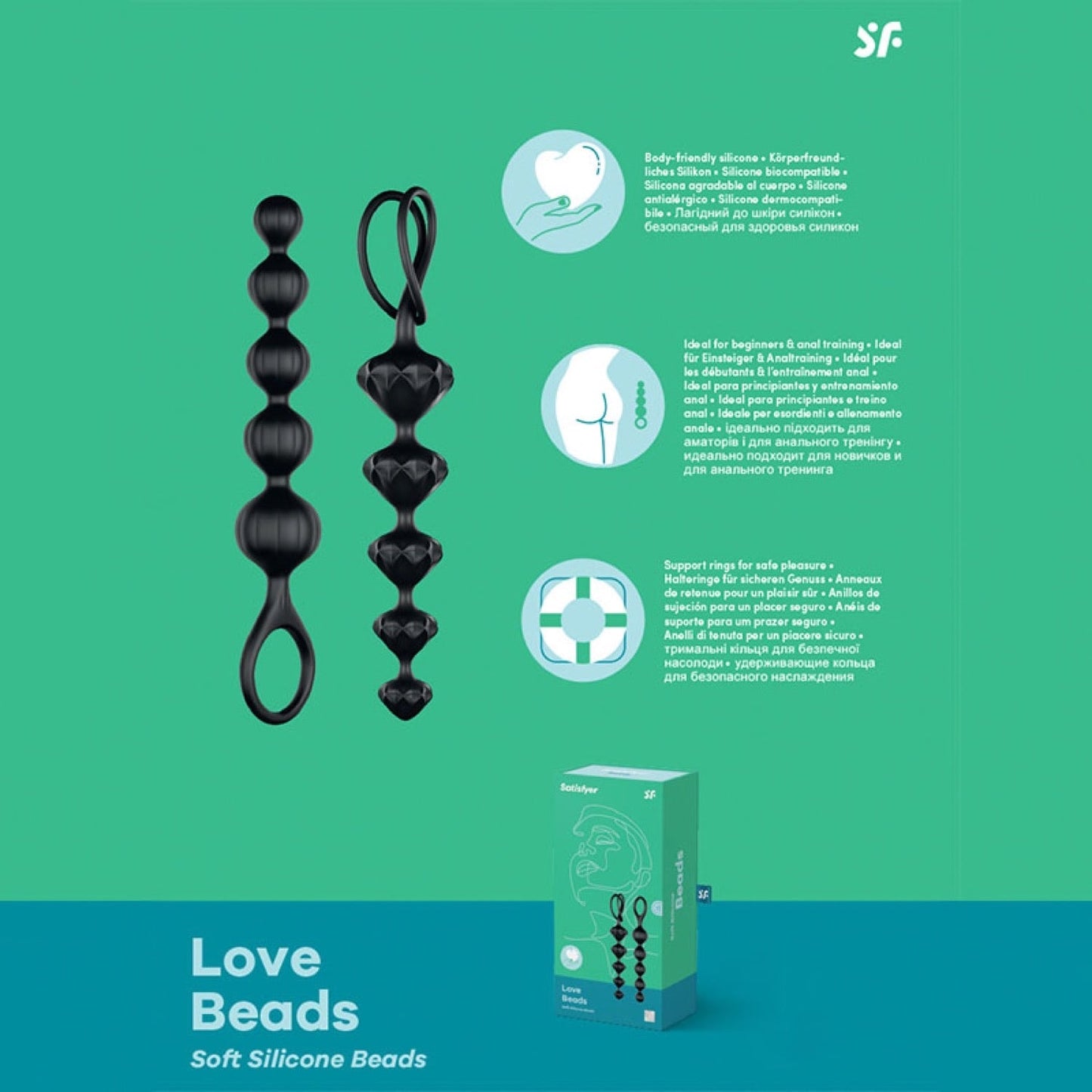 Love Beads - Black