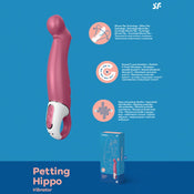 ["Massager","G-Spot"]Vibes - Petting Hippo - Raspberry