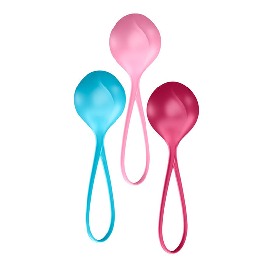 Satisfyer संतुष्ट करनेवाला मजबूत करने वाली गेंदें - रंगीन