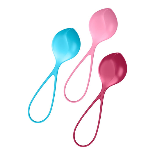 Satisfyer संतुष्ट करनेवाला मजबूत करने वाली गेंदें - रंगीन